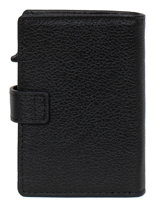 Boîtier portecartes  1 volet  Stop RFID  Cuir CONFORT - Kiabi