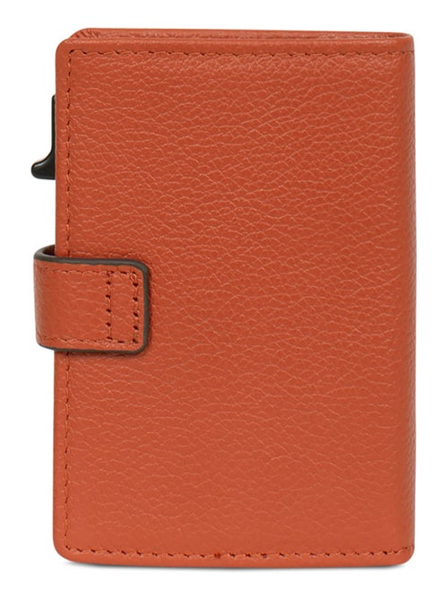 Boîtier portecartes  1 volet  Stop RFID  Cuir CONFORT - Kiabi