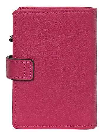 Boîtier portecartes 1 volet Stop RFID Cuir CONFORT