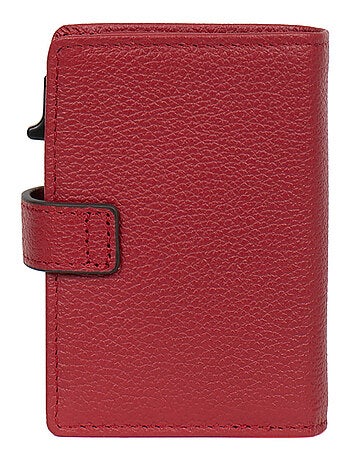Boîtier portecartes 1 volet Stop RFID Cuir CONFORT