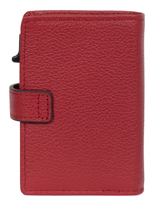 Boîtier portecartes  1 volet  Stop RFID  Cuir CONFORT - Kiabi