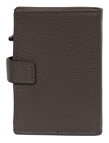 Boîtier portecartes 1 volet Stop RFID Cuir CONFORT