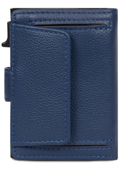 Boîtier portecartes  2 volets  Stop RFID  Cuir CONFORT - Kiabi