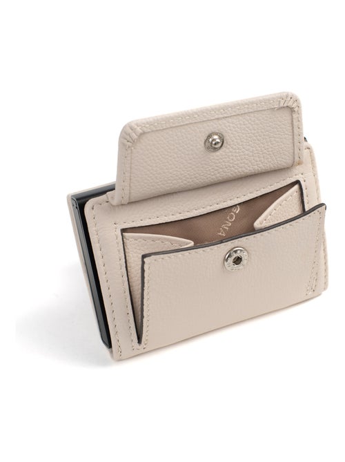 Boîtier portecartes  2 volets  Stop RFID  Cuir CONFORT - Kiabi