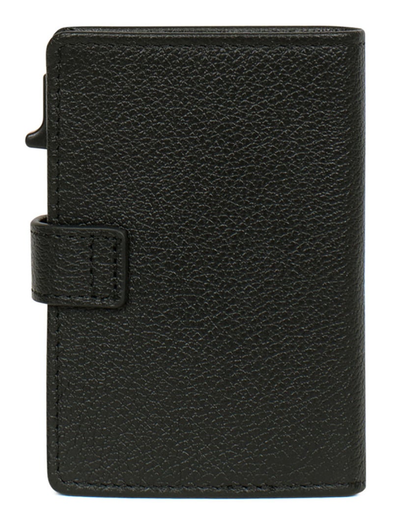 Boîtier portecartes  2 volets  Stop RFID  Cuir CONFORT Noir - Kiabi