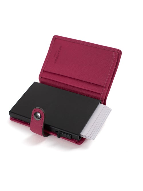 Boîtier portecartes  2 volets  Stop RFID  Cuir CONFORT - Kiabi