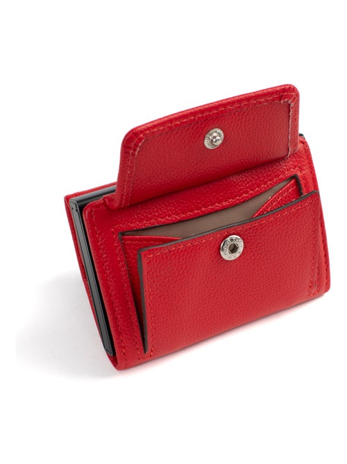 Boîtier portecartes  2 volets  Stop RFID  Cuir CONFORT - Kiabi