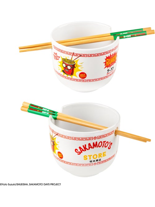 Bol à ramen et ses baguettes chez sakamoto - sakamoto days - Kiabi