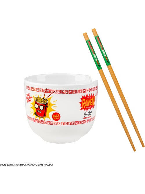 Bol à ramen et ses baguettes chez sakamoto - sakamoto days - Kiabi