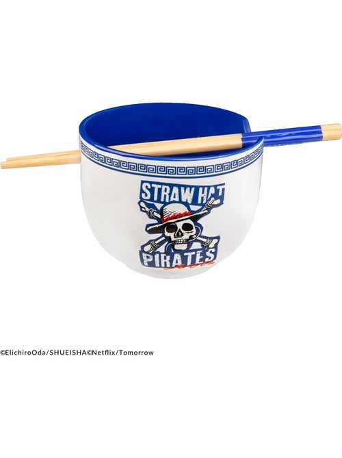 Bol à ramen et ses baguettes fruit du démon - one piece - Kiabi
