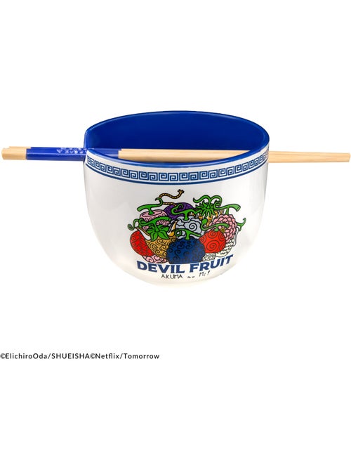 Bol à ramen et ses baguettes fruit du démon - one piece - Kiabi Bol à ramen et ses baguettes fruit du démon - one piece - Kiabi