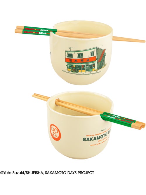 Bol à ramen et ses baguettes le légendaire tueur à gages - sakamoto days - Kiabi