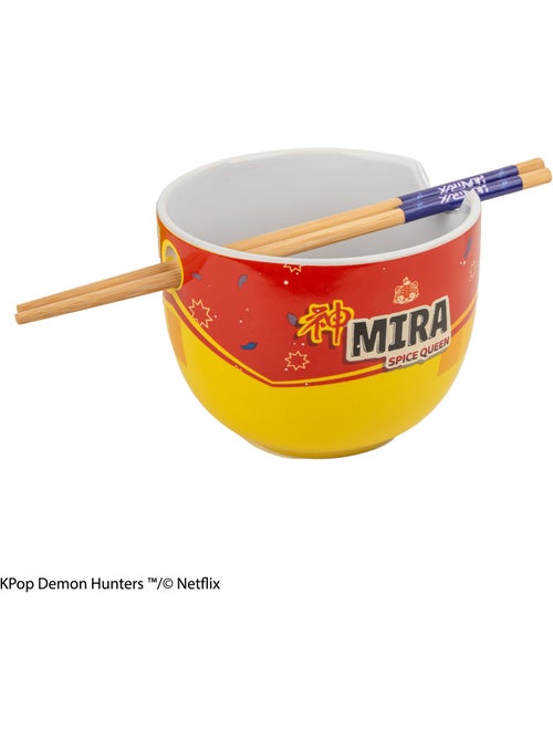 Bol à ramen et ses baguettes mira spice queen - kpop demon hunters - Kiabi