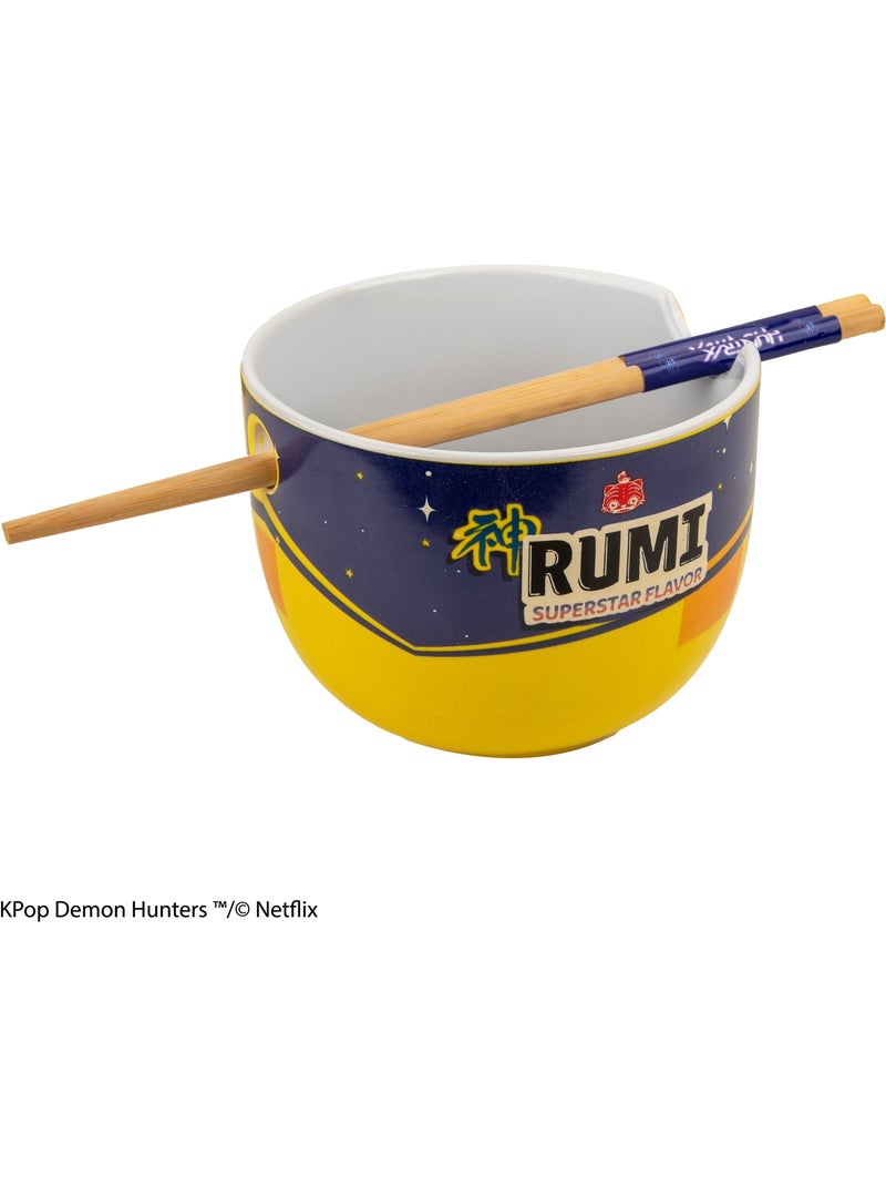 Bol à ramen et ses baguettes rumi superstar flavor - kpop demon hunters Violet - Kiabi