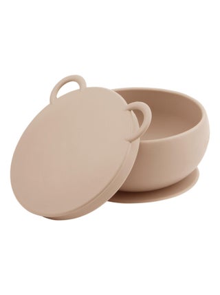 Bol bébé avec ventouse et couvercle en silicone Minikoioi