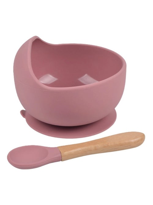 Bol + Cuillère repas bébé Rose Les Chatounets - Kiabi
