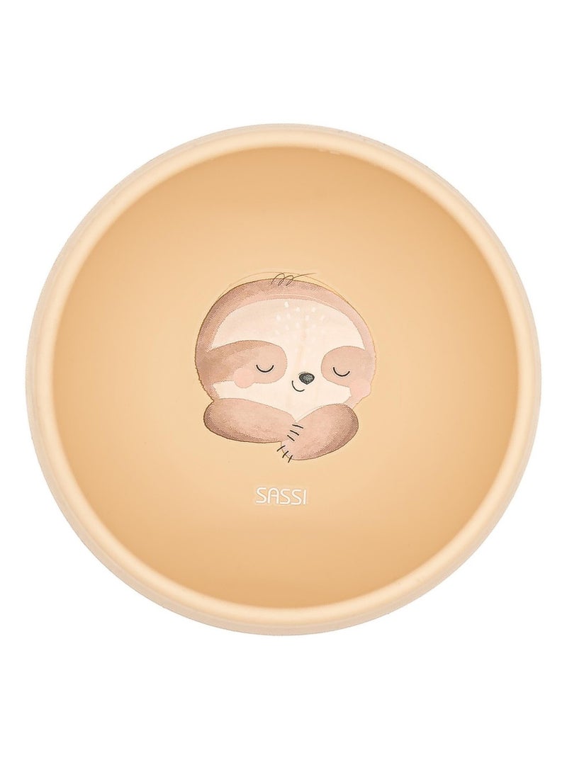 Bol en silicone avec ventouse, Animaux Sassi Junior Beige - Kiabi