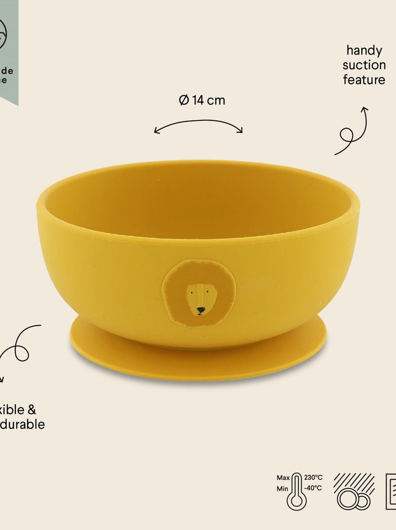 Bol en silicone avec ventouse Jaune - Kiabi