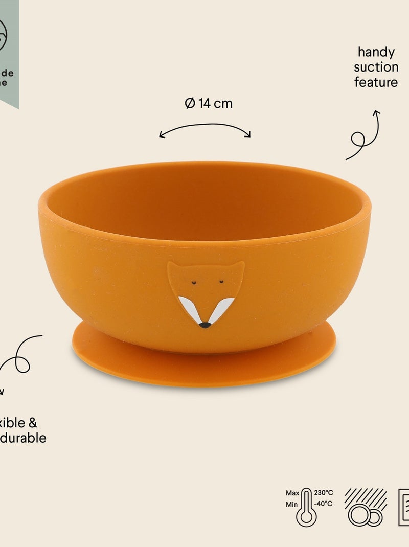 Bol en silicone avec ventouse Orange - Kiabi