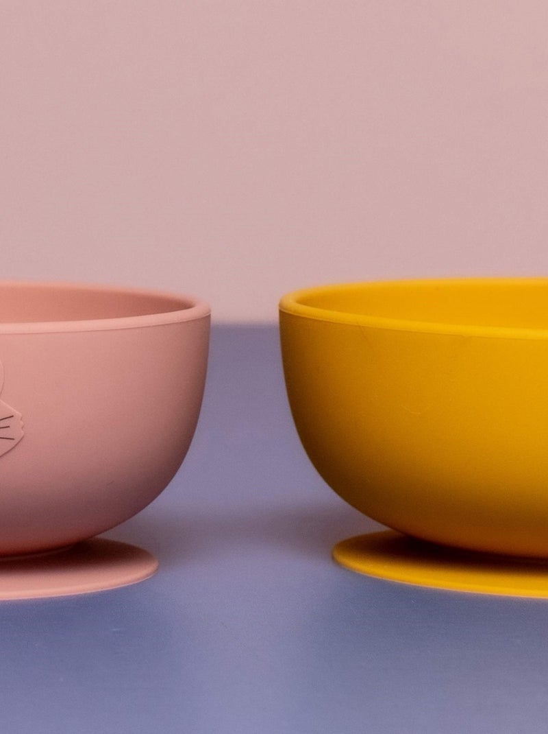 Bol en silicone avec ventouse Rose - Kiabi