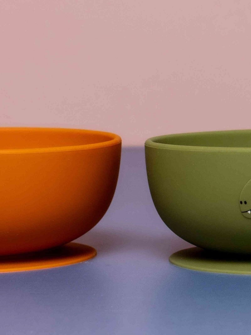 Bol en silicone avec ventouse Vert - Kiabi