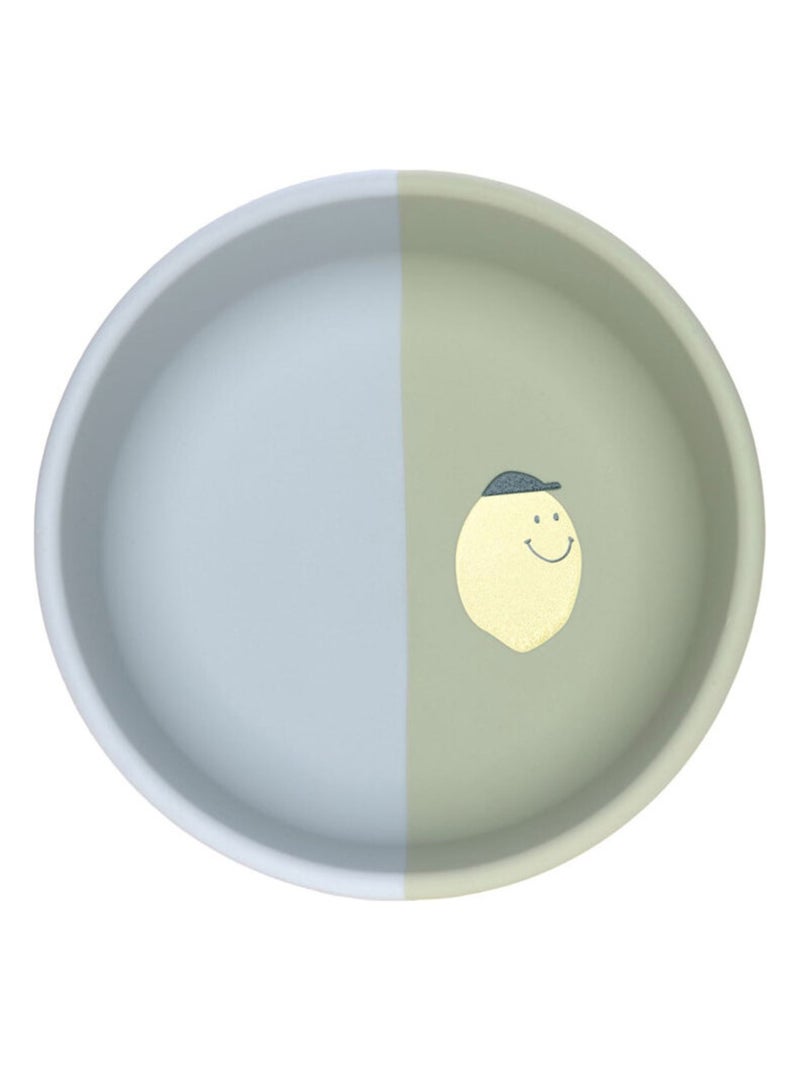 Bol en silicone Happy Fruits Bleu - Kiabi