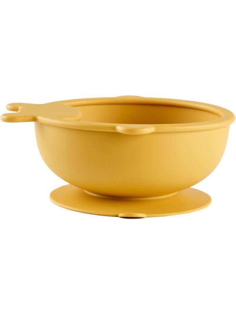 Bol ventouse - thermobaby - silicone - jaune miel, antidérapant et incassable Jaune - Kiabi