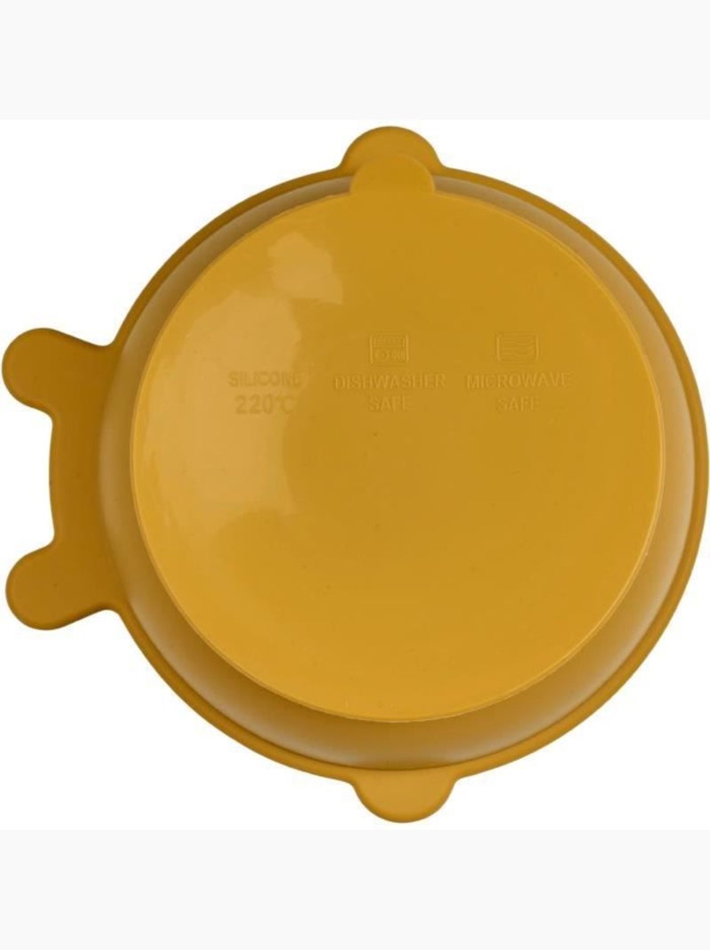 Bol ventouse - thermobaby - silicone - jaune miel, antidérapant et incassable Jaune - Kiabi