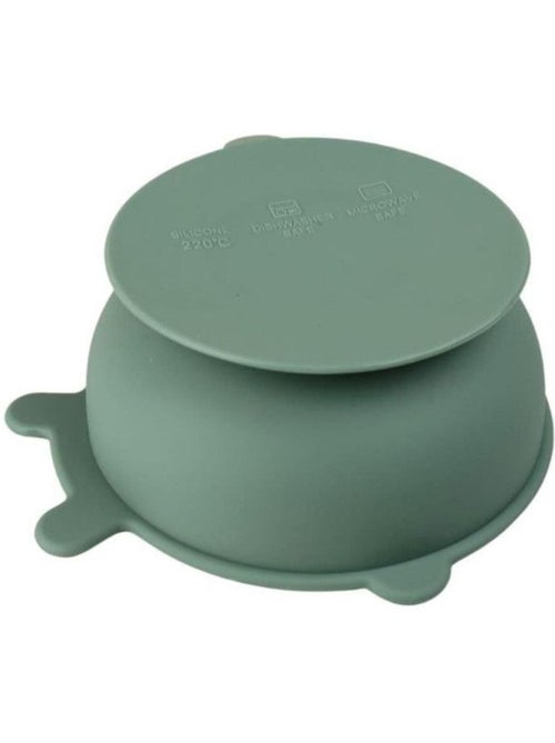 Bol ventouse - thermobaby - silicone - vert cactus - antidérapant et incassable - Kiabi