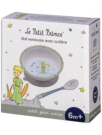 Bol ventouse avec cuillère Le petit Prince