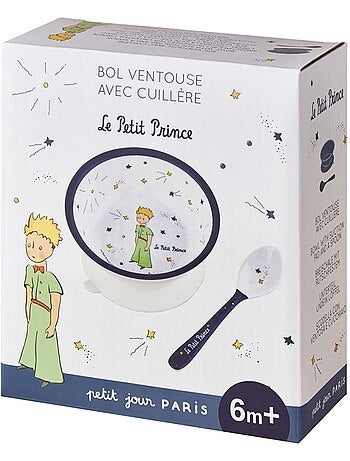 Bol ventouse avec cuillère le petit prince