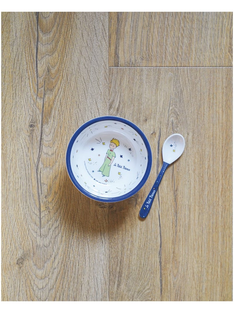 Bol ventouse avec cuillère le petit prince Bleu - Kiabi