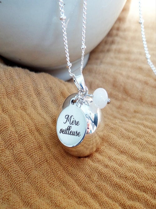 Bola argent mère veilleuse perle - Kiabi