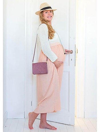 Bola | Bola de grossesse Collier - Noir avec pieds argentés