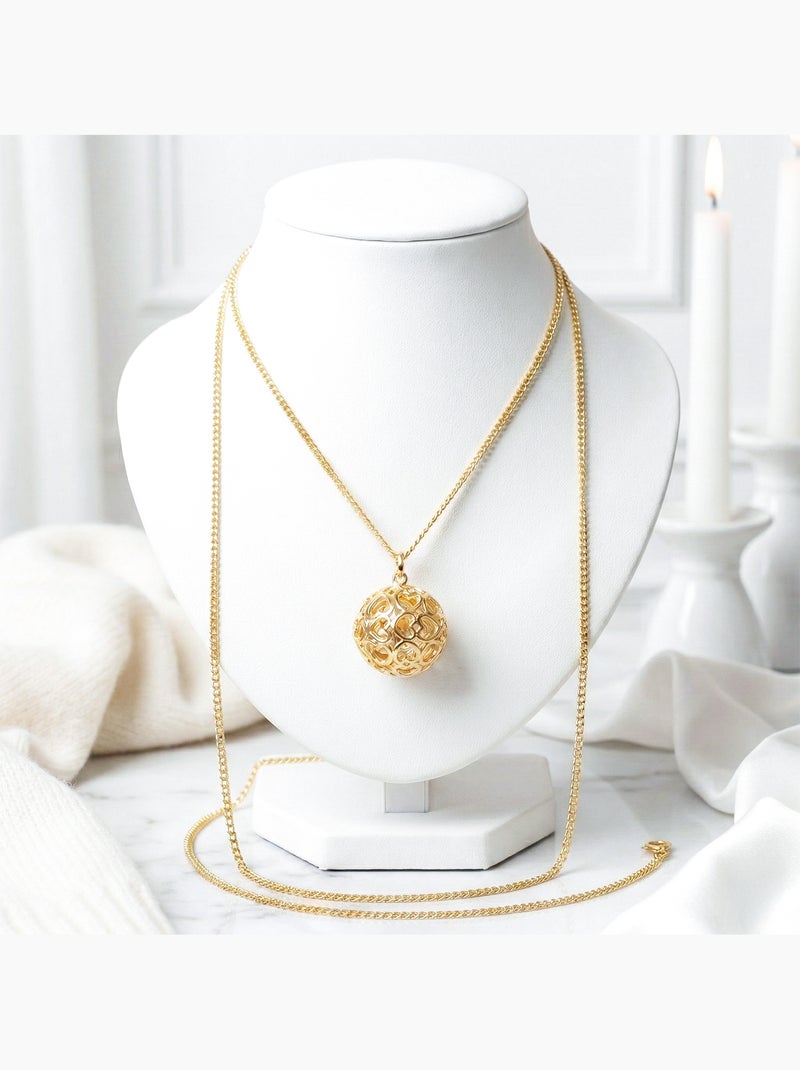 Bola | Bola de grossesse Collier Cage de coeurs Doré/or - Kiabi