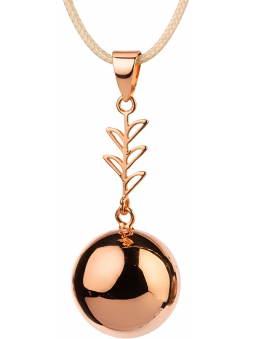 Bola | Bola de grossesse Collier feuille d'or rose - Kiabi
