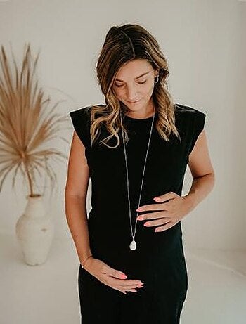 Bola | Bola de grossesse Collier Goutte effet brossé