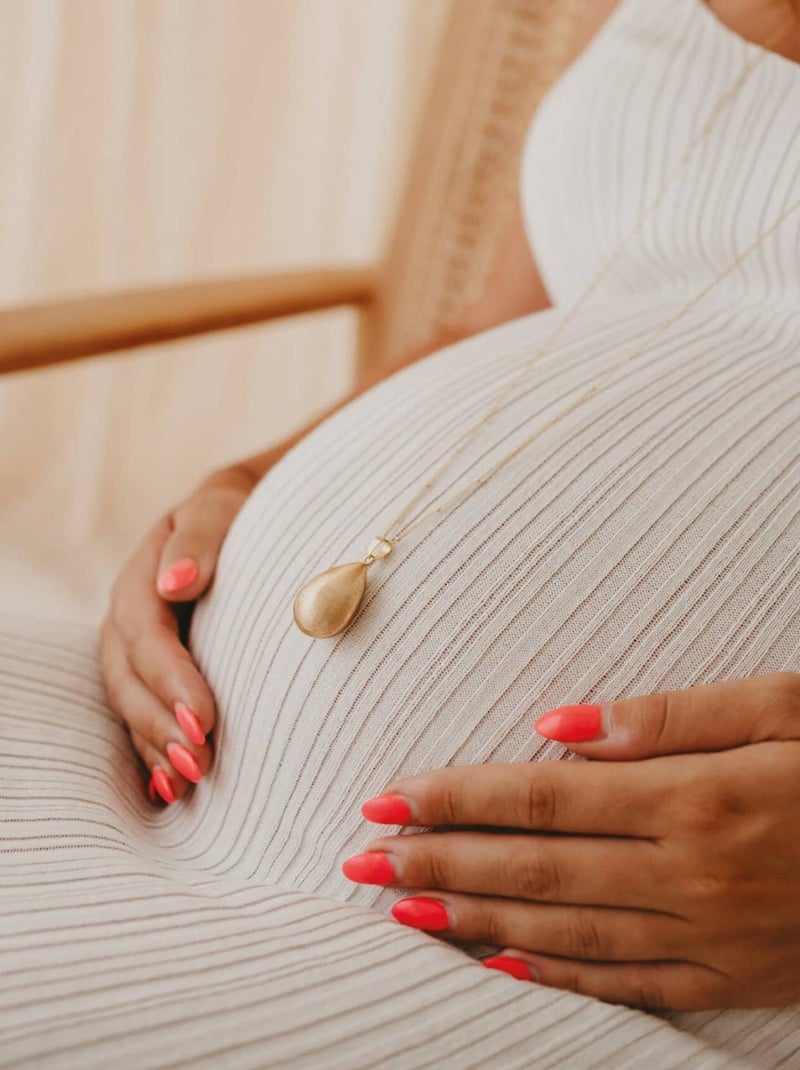 Bola | Bola de grossesse Collier Goutte effet brossé Doré/or - Kiabi