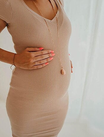 Bola | Bola de grossesse Collier Goutte effet brossé