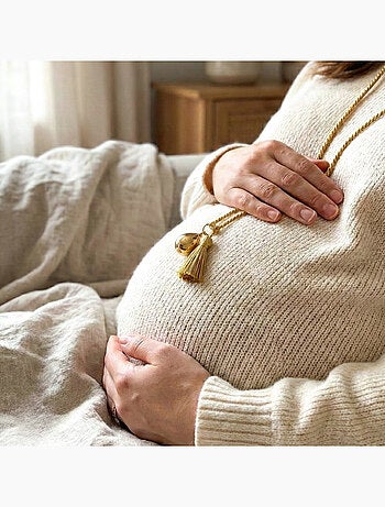 Bola | Bola de grossesse Collier Goutte satin