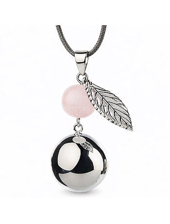 Bola | Bola de grossesse Collier perle et feuille