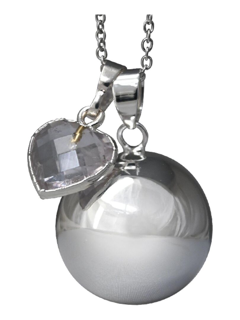 Bola de grossesse - Cœur Cristal de roche - Transparent - Kiabi