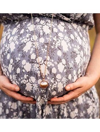 Bola de grossesse Collier, Coeur pailleté Bola