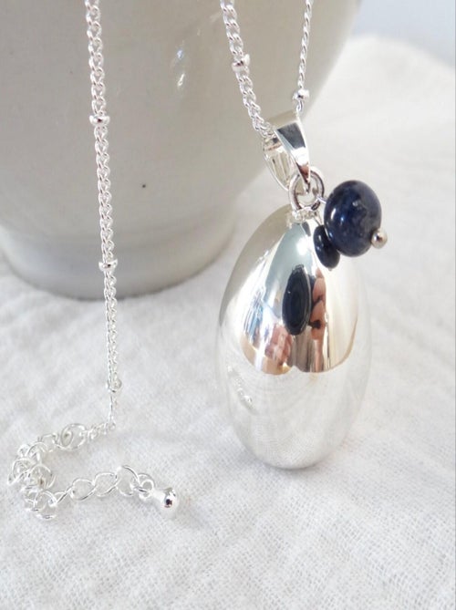 Bola de grossesse goutte argent, Septembre Saphir - Kiabi