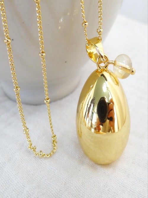 Bola de grossesse goutte or, Novembre Citrine - Kiabi