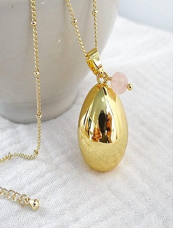 Bola de grossesse goutte or, Quartz Rose