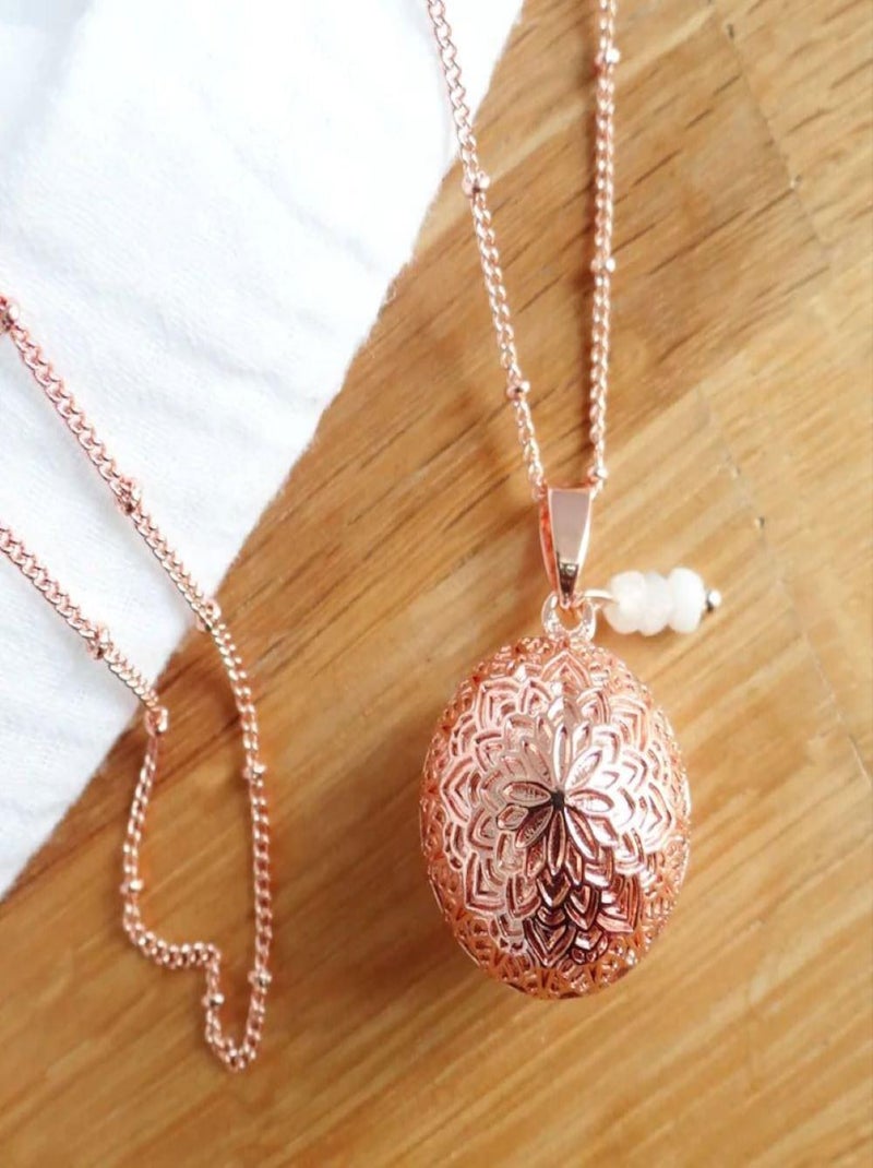 Bola de grossesse Mandala Or Rose Pierre de Lune Rose - Kiabi