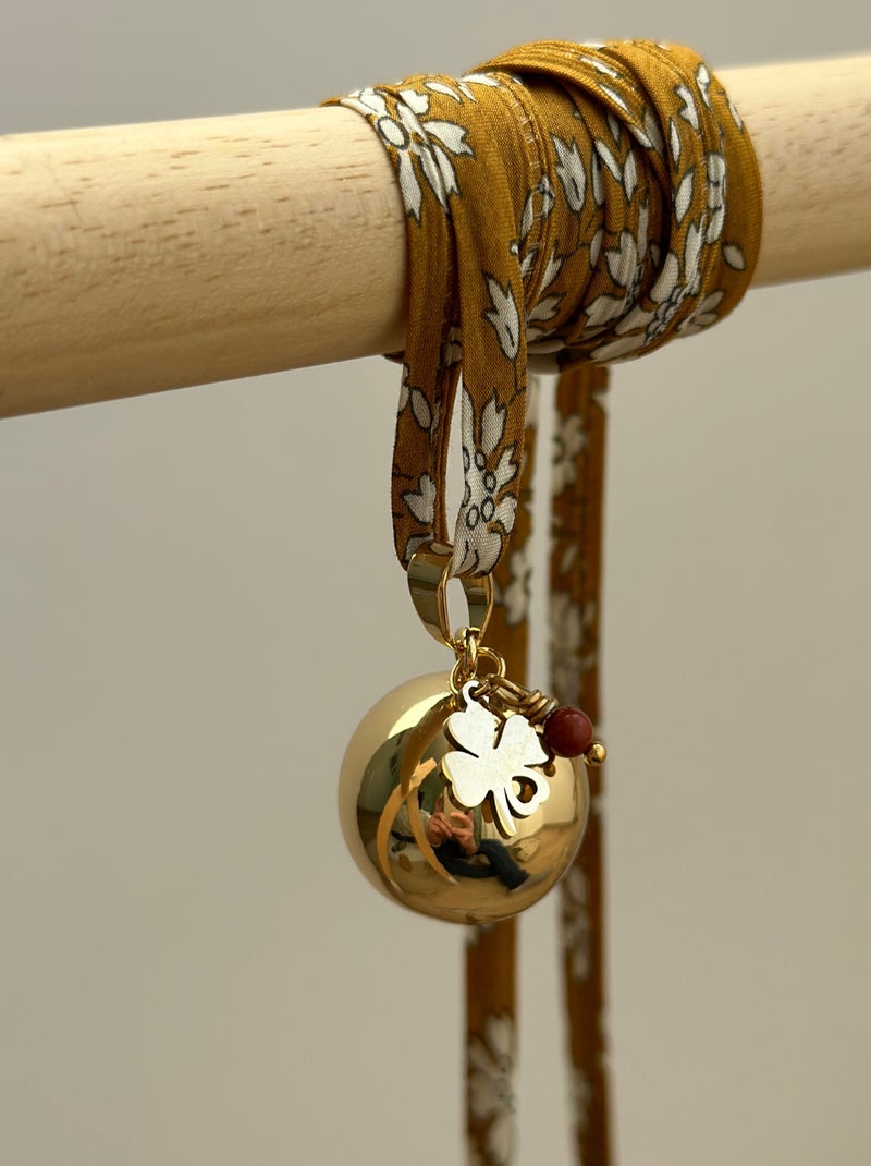 Bola de grossesse rond doré Jaune moutarde - Kiabi