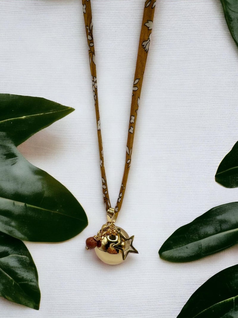 Bola de grossesse rond doré Jaune moutarde - Kiabi