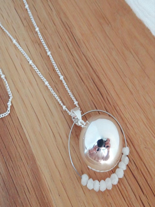 Bola grossesse argent. Anneau Perles - Kiabi
